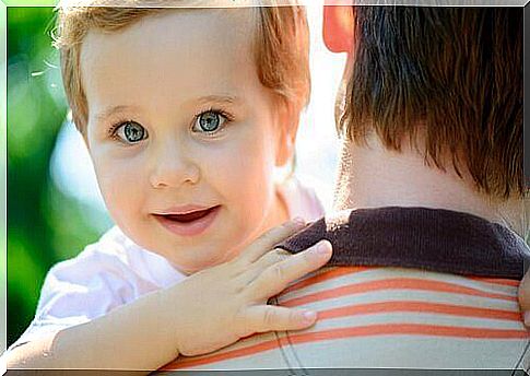 Child with his father