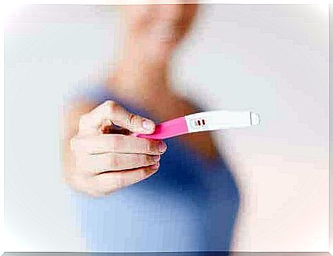 A positive pregnancy test