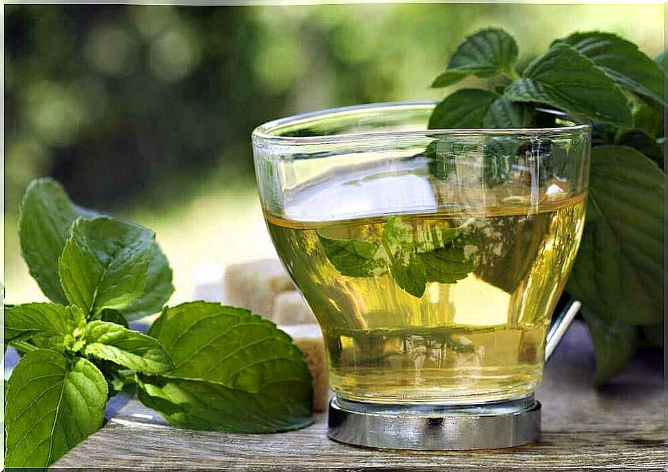 Mint tea for seasonal allergies