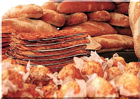 cereals various types of bread