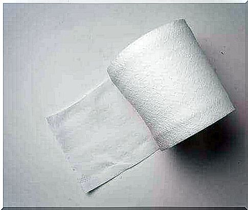 Roll of toilet paper