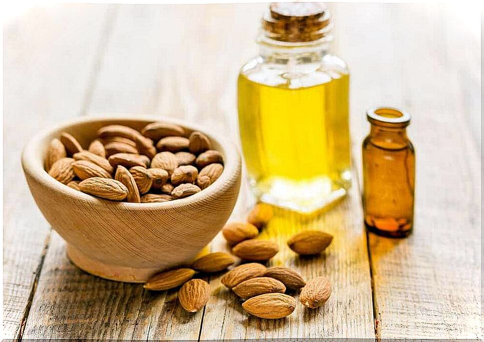 Almond and lavender oil