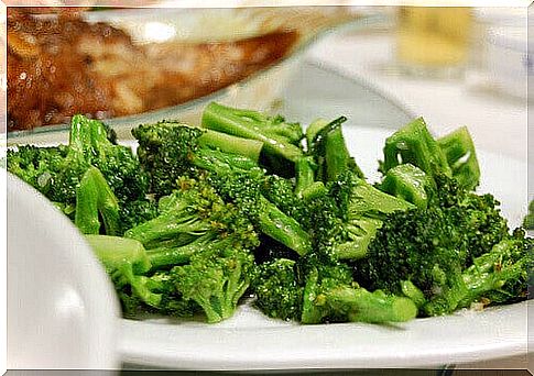 broccoli on a plate