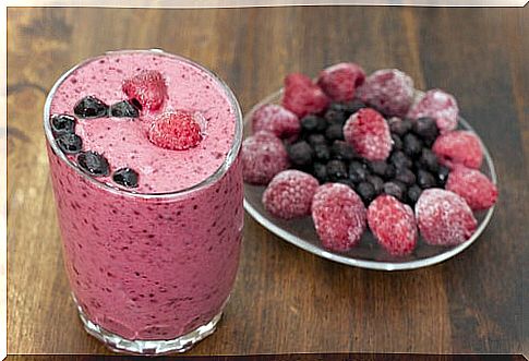 cranberry smoothie