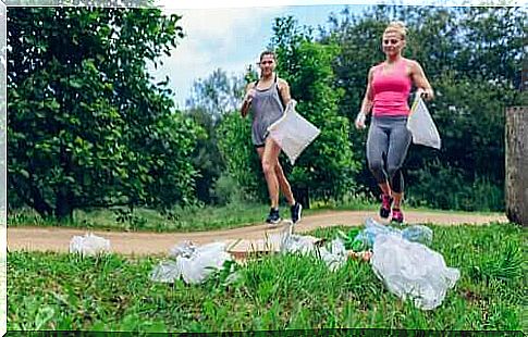 Plogging: sports with care for the environment