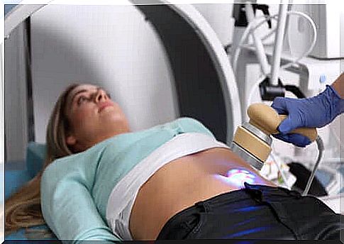 A woman undergoes an ultrasound