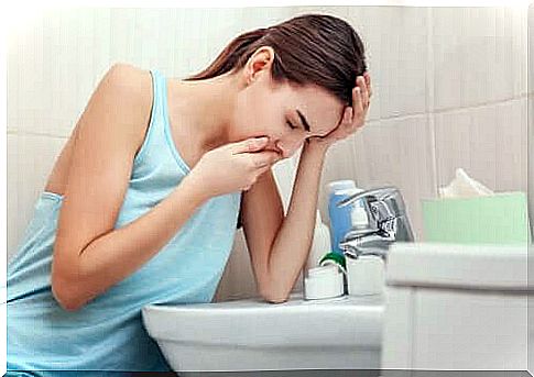 Vomiting after taking the contraceptive pill